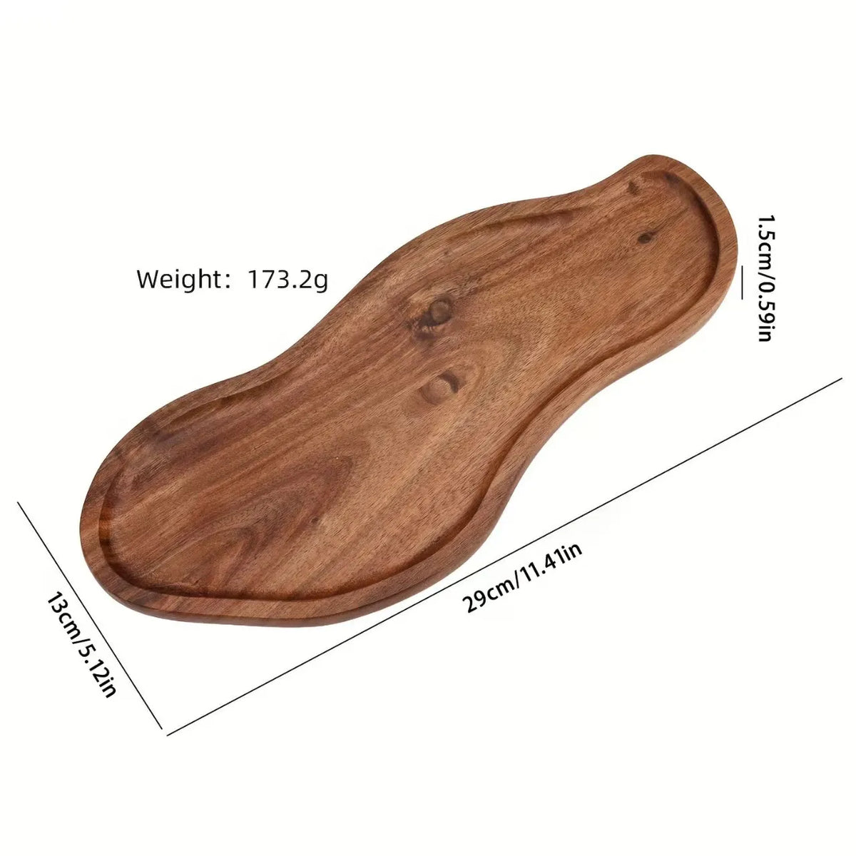 Acacia Candle Tray