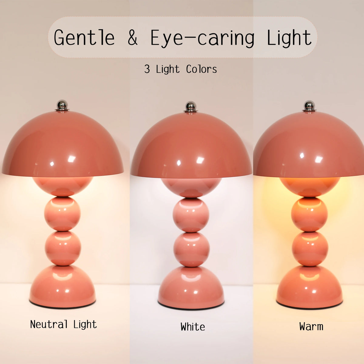 Cordless Mushroom Lamp