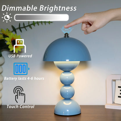 Cordless Mushroom Lamp