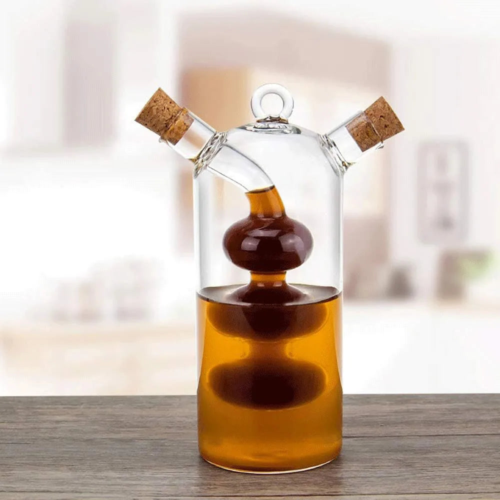 Dual Glass Oil & Vinegar Cruet