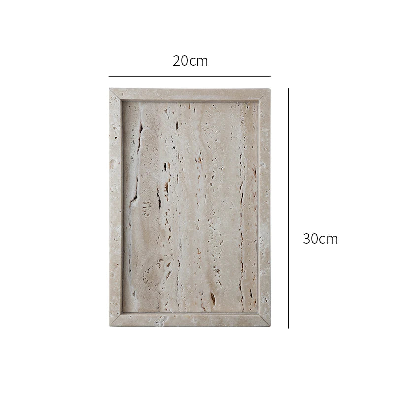 Travertine Catch-All Tray
