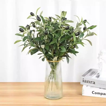 Faux Olive Branches, Set of 6