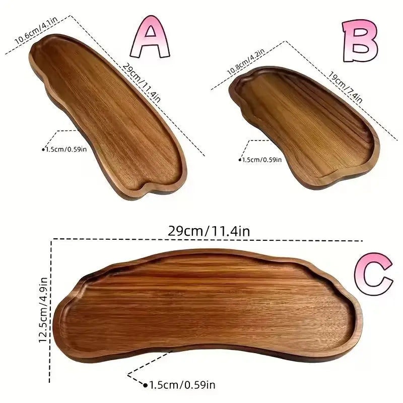 Acacia Candle Tray