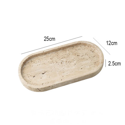 Travertine Catch-All Tray