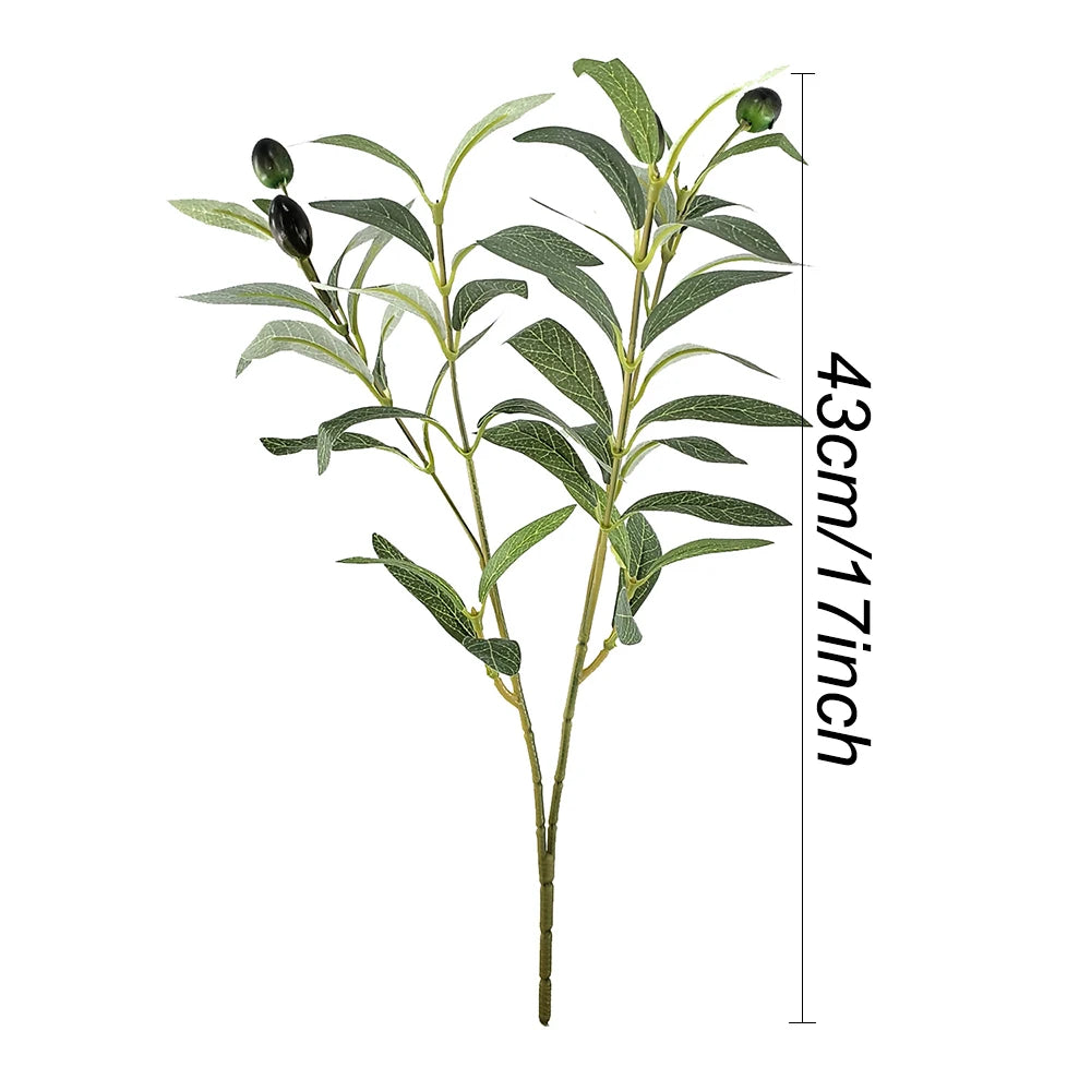Faux Olive Branches, Set of 6