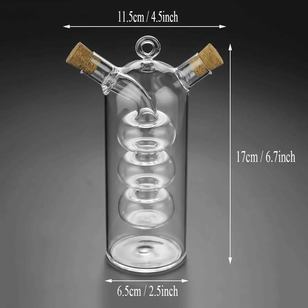 Dual Glass Oil & Vinegar Cruet