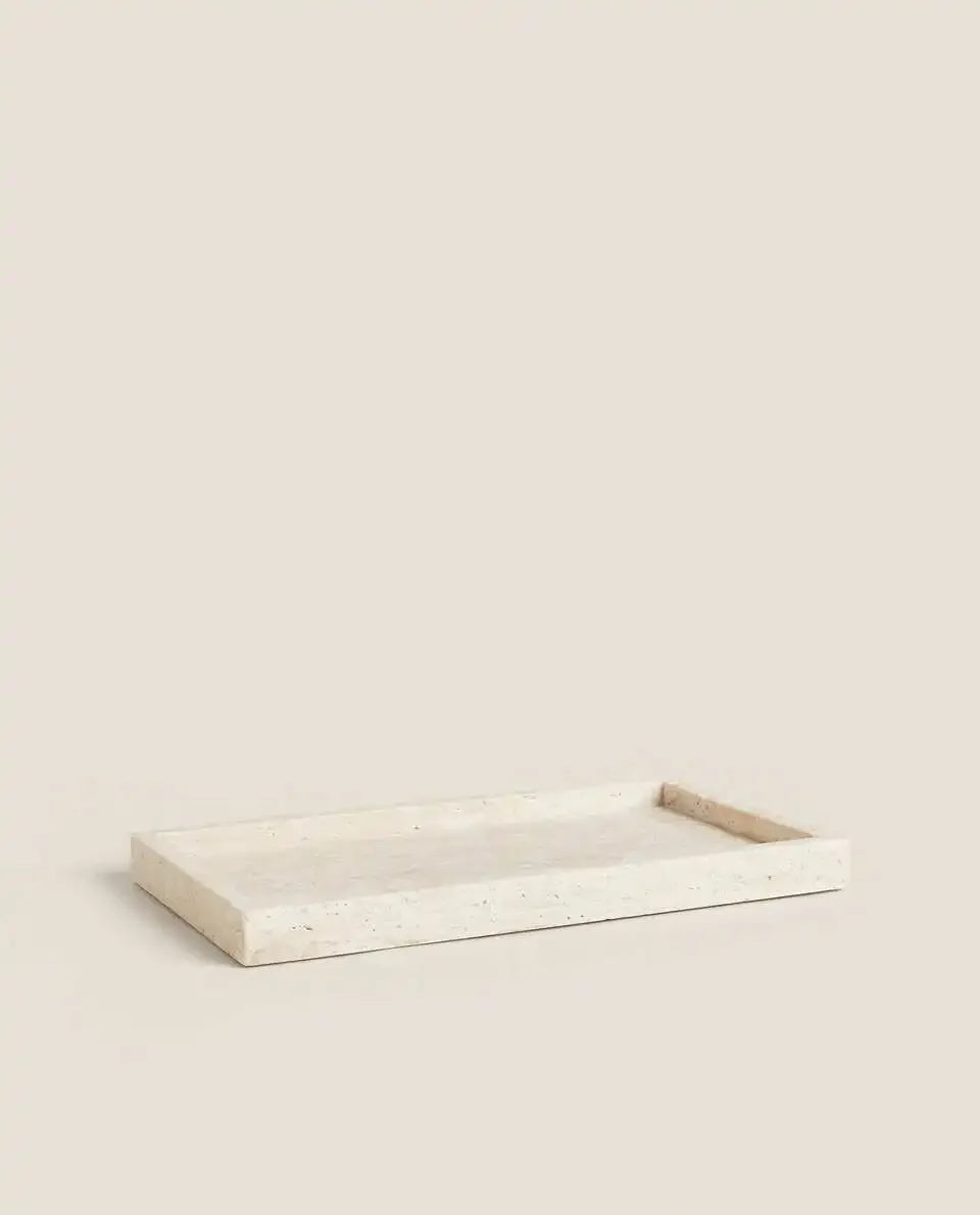 Golden Travertine Tray