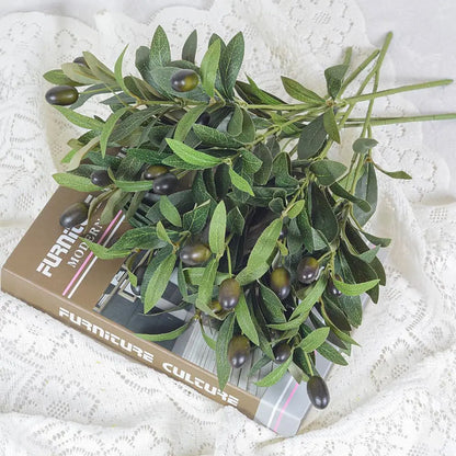 Faux Olive Branches, Set of 6