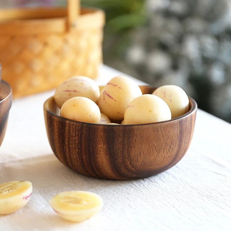 Acacia Wood Bowl