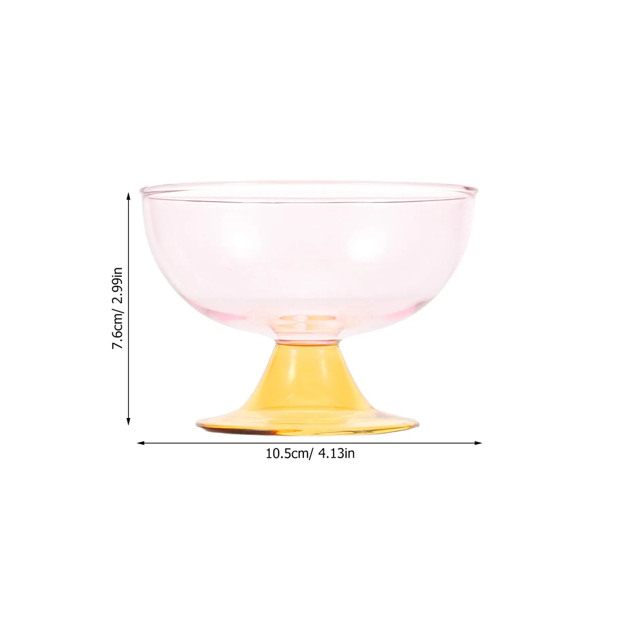 Footed Glass Serving Bowl