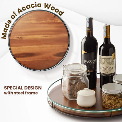 Acacia Lazy Susan