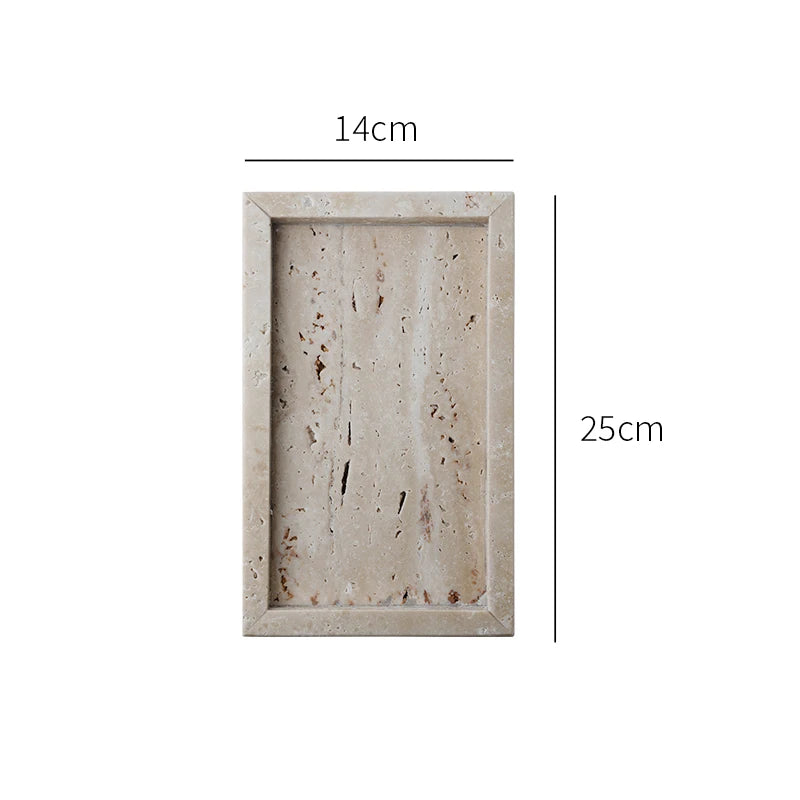 Travertine Catch-All Tray